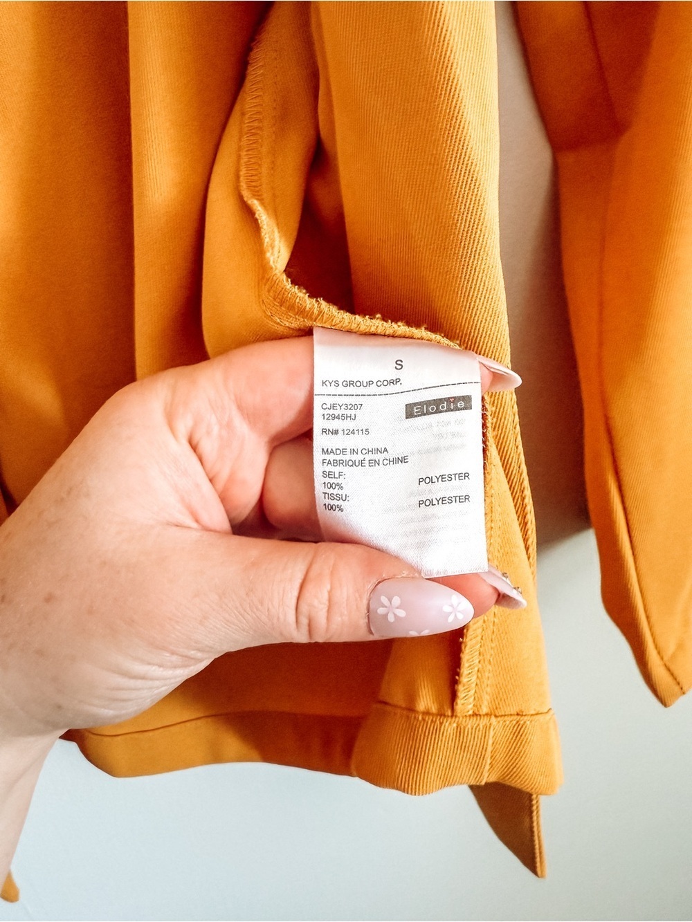 Elodie Mustard Yellow Open Front Blazer Lightweight Jacket Pockets Size S - Picture 3 of 4